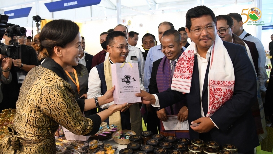 Meghalaya CM Conrad K. Sangma and Sikkim CM Prem Singh Tamang inaugurates the Northeast Food Show