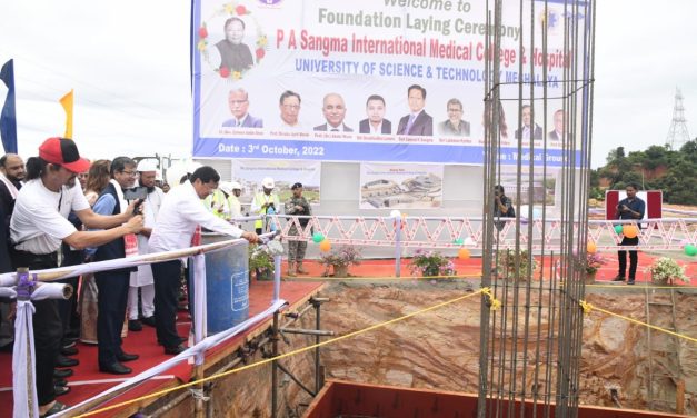 CM lays base for P A Sangma International Medical College and Hospital