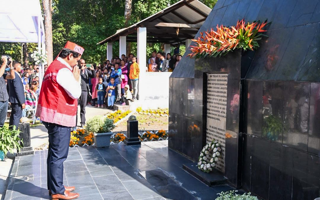 Chief Minister attended the 150th death anniversary of Pa Togan Nengminja Sangma