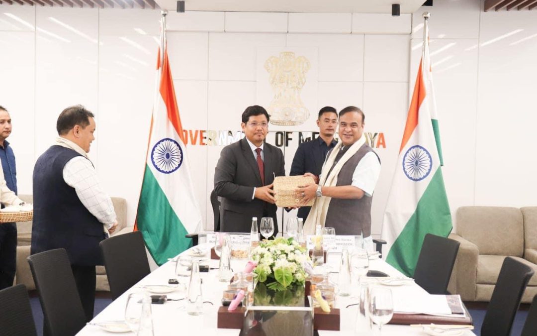 Meghalaya-Assam CMs met in Shillong; discussion aim at resolving the area of differences