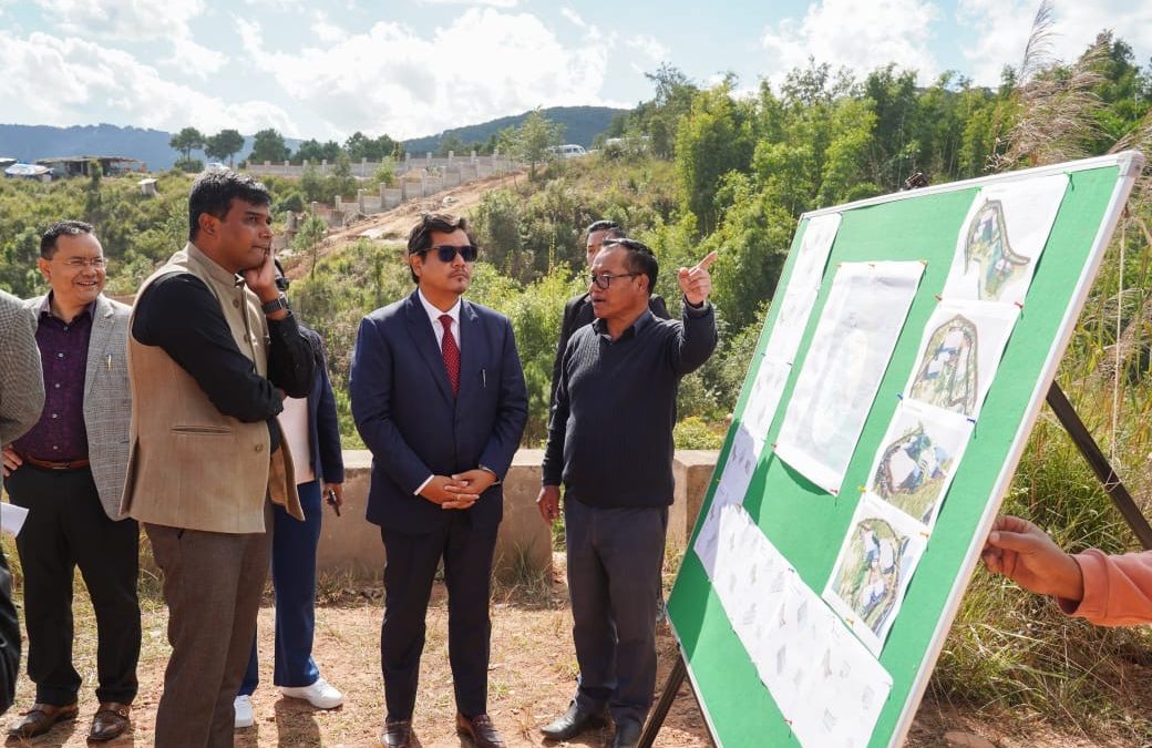 Chief Minister inspects ongoing urban projects in New Shillong Township