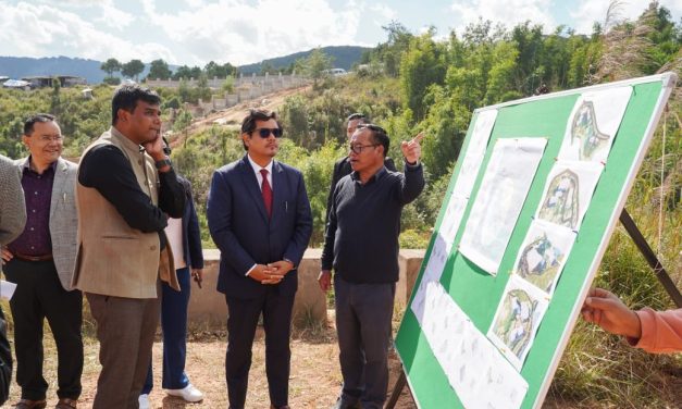 Chief Minister inspects ongoing urban projects in New Shillong Township