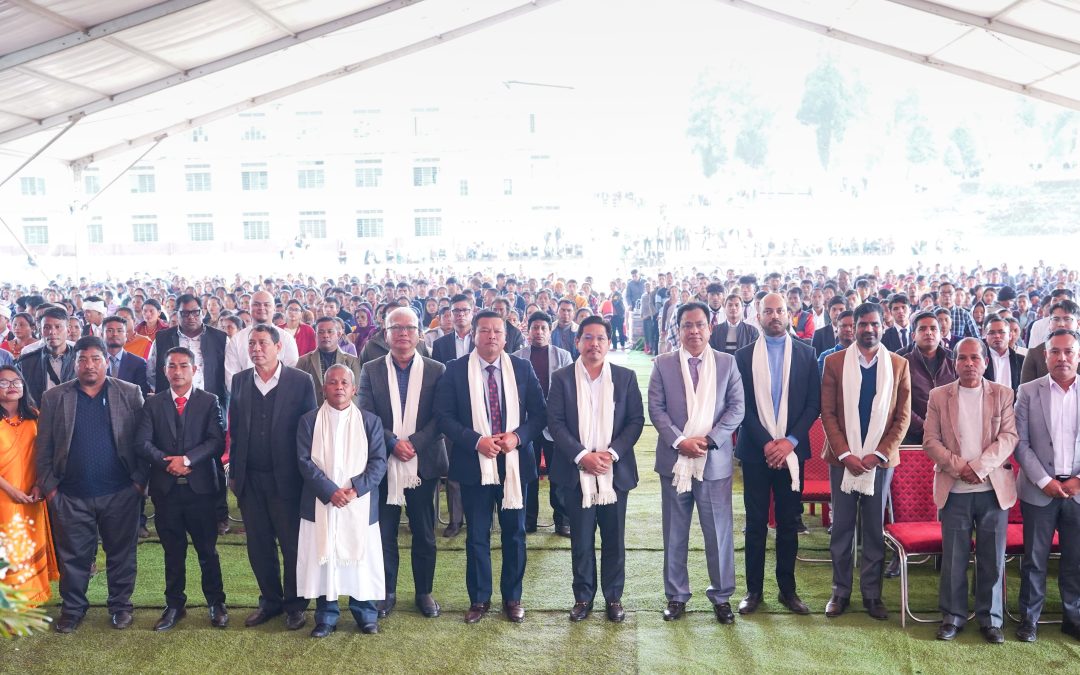 Chief Minister Conrad K Sangma Lays Foundation Stone for Umpdem RCUP School, Announces Key Development Initiatives for the Region